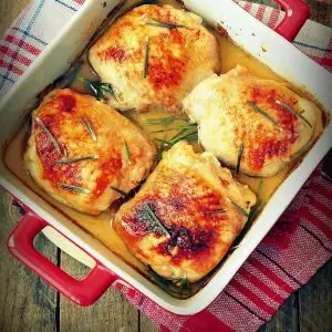 Chicken Thighs Cooked