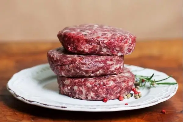 grass fed beef burger mince