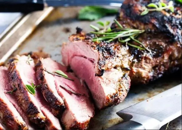 butterflied lamb roast