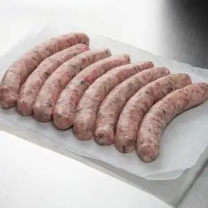 free range chicken kiev sausages