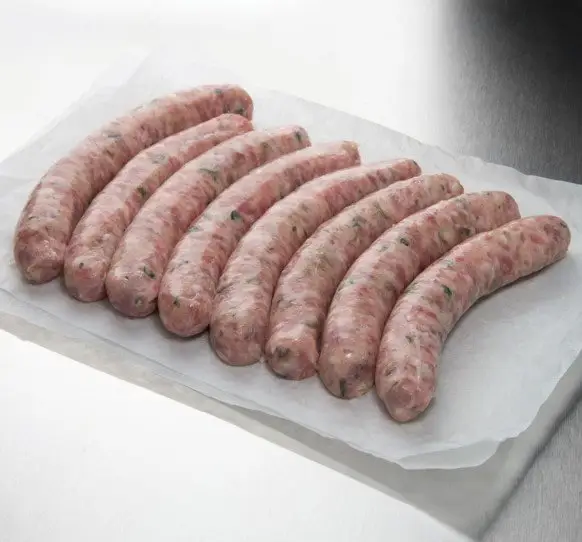 free range chicken kiev sausages