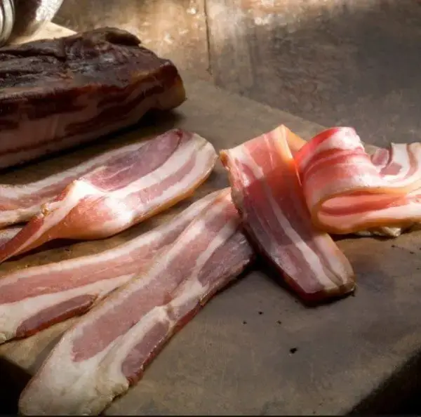 free range bacon