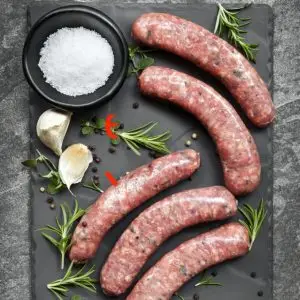 free range italian pork sausages