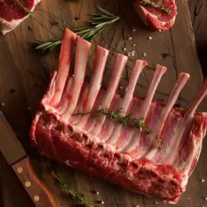 frenched lamb rack
