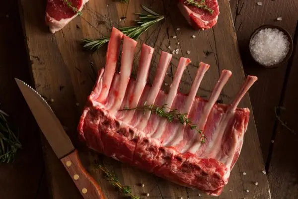 frenched lamb rack
