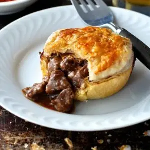 grass fed beef merlot pie