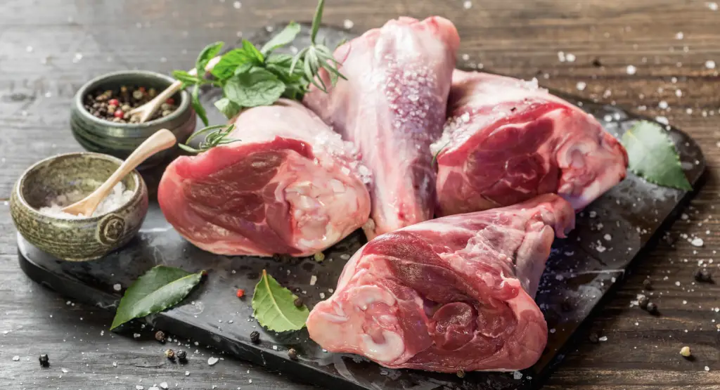 free range lamb shanks