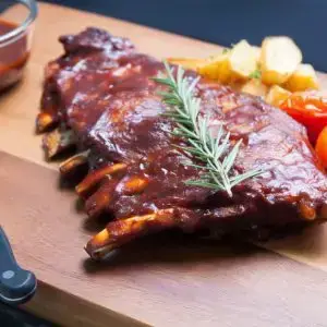 marinated pork ribs