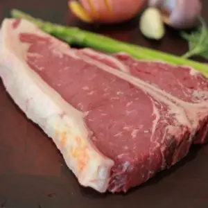 grass fed beef t-bone steak
