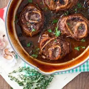 dry aged beef osso bucco