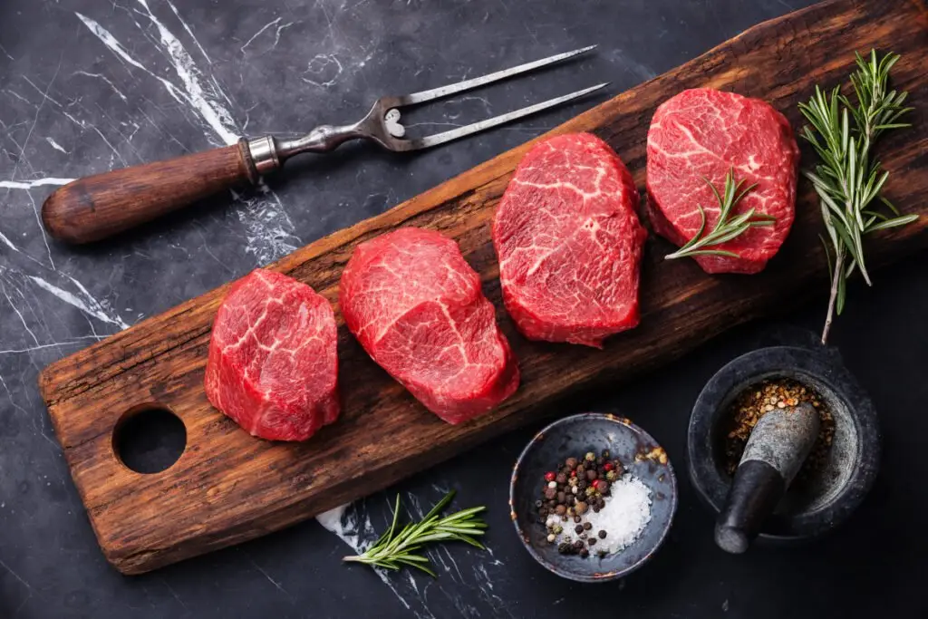 grass fed fillet steak