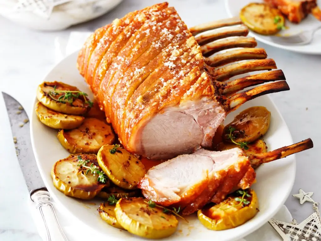free range pork loin rack