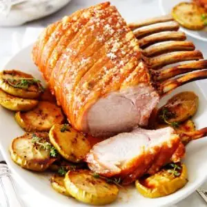 free range pork loin rack