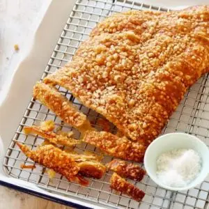free range pork crackle