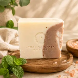 Peppermint & Himalayan Salt Tallow Soap 140g