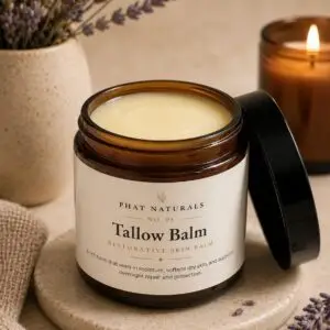 Grass-Fed & Finished Tallow, Argan Oil & Lavendar Balm