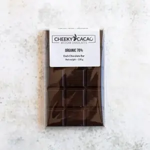 70% Organic Cheeky Cacao Chocolate Bar