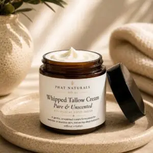 100% Whipped Grass-Fed & Finished Tallow Moisturiser
