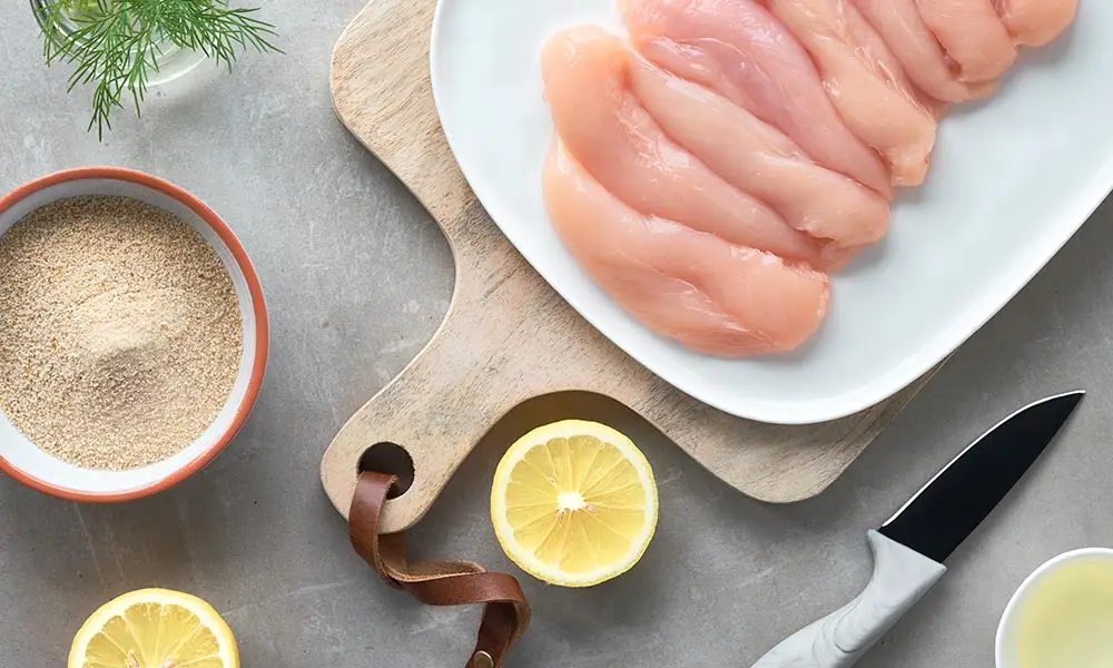 how much protein in chicken