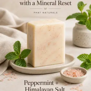 Peppermint & Himalayan Salt Tallow Soap 140g