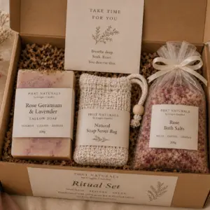 PHAT Rose Geranium & Lavender Ritual Set